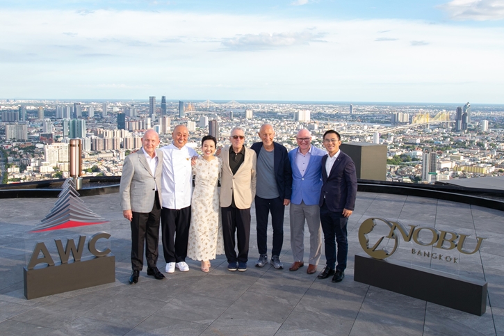 AWC ต้อนรับ ผู้ก่อตั้ง Nobu Hospitality สู่ 'Nobu Bangkok' ร้านอาหารโนบุที่สูงที่สุดในโลก ณ EA Rooftop at The Empire