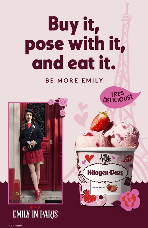 Häagen-Dazs เปิดตัวคอลเล็กชันไอศกรีมใหม่ Emily in Paris พร้อมให้แฟน ๆ ชาวไทย ลิ้มรสความอร่อยระดับพรีเมี่ยมสไตล์ปารีสแล้ววันนี้