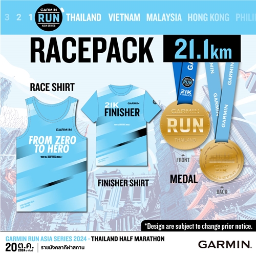 โค้งสุดท้าย! GARMIN ชวนสมัครงานวิ่งแห่งปี GARMIN RUN THAILAND 2024 ถึง 30 กันยายน 67 นี้เท่านั้น