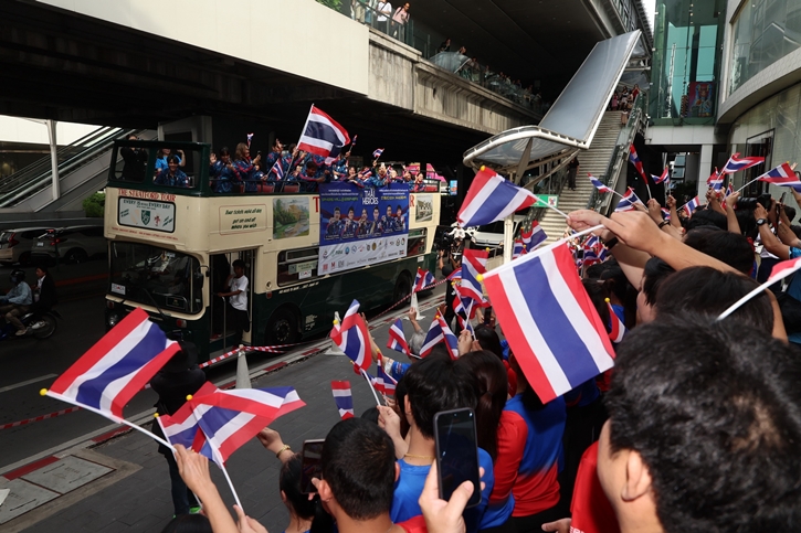 กลุ่มบริษัท เดอะมอลล์ กรุ๊ป ร่วมกับ ภาคีภาครัฐ เอกชน จัดฉลองชัยคณะนักกีฬาโอลิมปิก เกมส์ ปารีส 2024