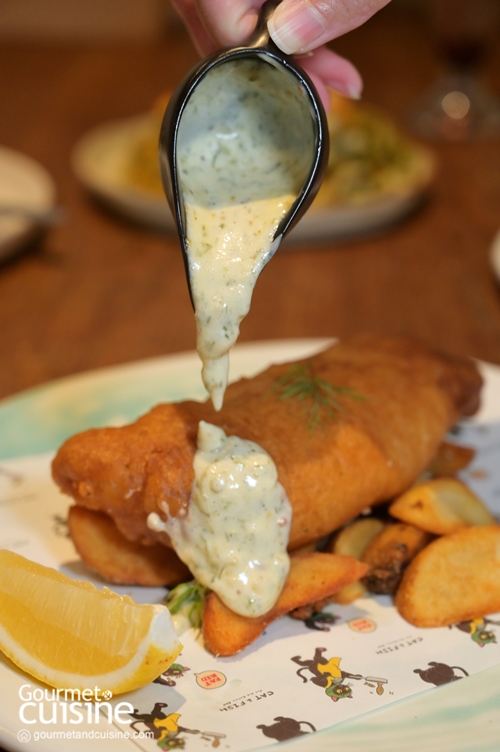 Cat and Fish - Fat Kid Eatery BKK คอมฟอร์ตฟู้ดในบ้านแมว ที่ลาดพร้าว 18 ซอย 10