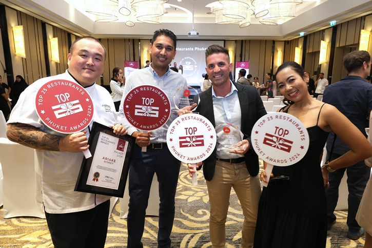 ร้านอาหาร Hom คว้าอันดับ 1 รางวัล Phuket’s TOP25 Restaurants 2024