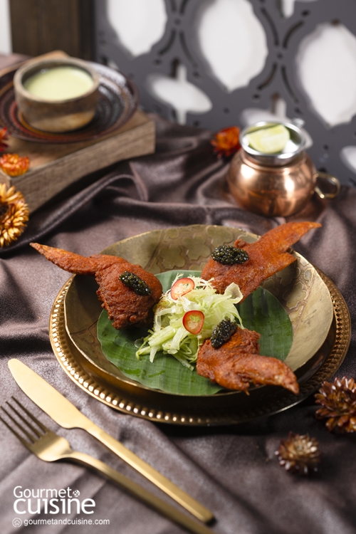 ปีกไก่ทอดซอสเบอร์แฮมเปอร์ (Berhampore Fried Chicken Wings) สูตรโดยเชฟ Gaurav Gupta แห่งร้าน Jhol