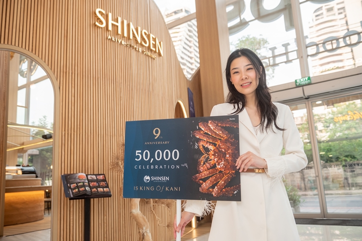 ก้าวสู่ปีที่ 9 Shinsen ฉลองยอดขายปูทาราบะ 50,000 ตัว