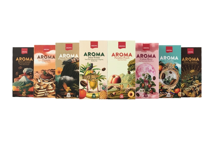 Aroma Group เปิดตัวกาแฟแคปซูลใหม่ 8 สูตร  มอบประสบการณ์กาแฟพรีเมียมที่บ้าน