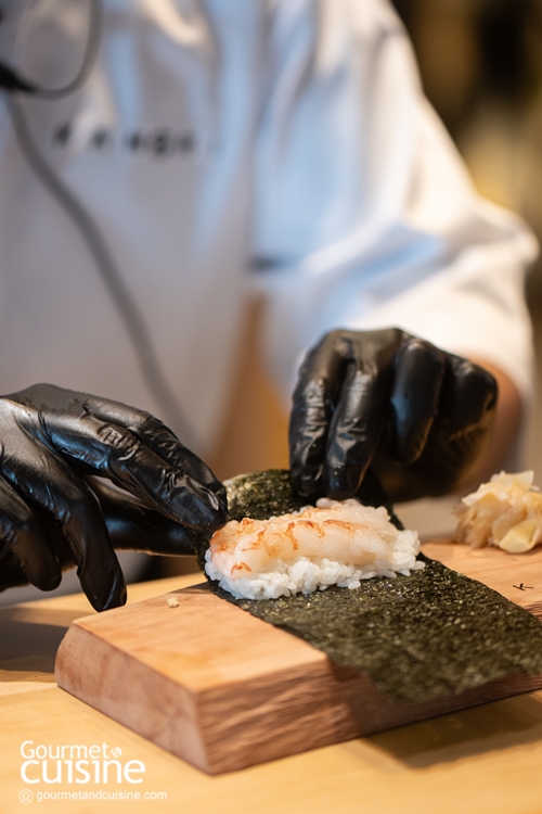 Kanori Hand Roll Bar ร้านซูชิแฮนด์โรลล์ปั้นสดขยายความอร่อยมาถึงฝั่งธนฯ แล้วที่ Iconsiam