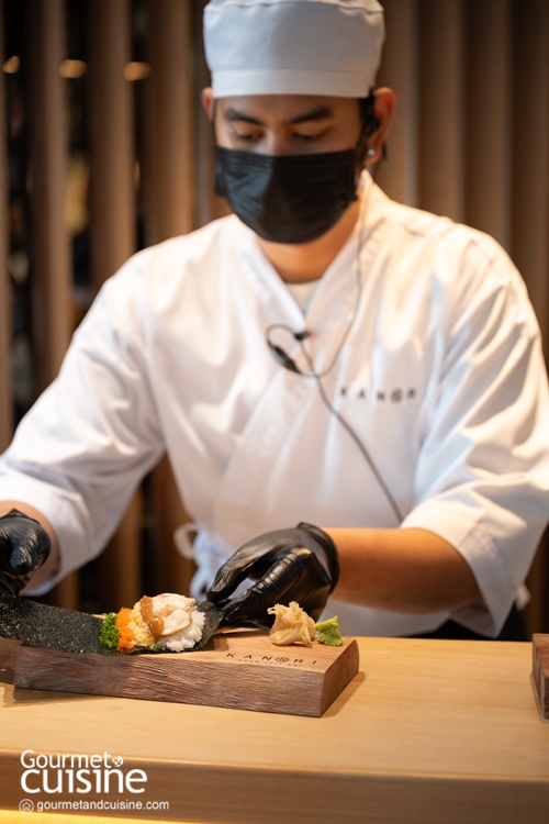 Kanori Hand Roll Bar ร้านซูชิแฮนด์โรลล์ปั้นสดขยายความอร่อยมาถึงฝั่งธนฯ แล้วที่ Iconsiam