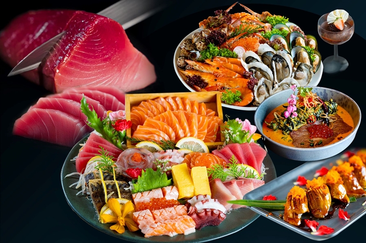 เปิดประสบการณ์สุดพรีเมียมด้วย “ปลาทูน่าครีบน้ำเงิน (Bluefin Tuna)” ส่งตรงจากญี่ปุ่น พร้อมเสิร์ฟให้ชิมได้ไม่อั้นแบบซาซิมิจนถึงเดือนพฤษภาคมนี้เท่านั้น ที่ดิเอมเมอรัลด์ ค็อฟฟี่ช็อพ