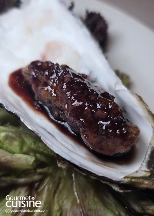 หอยนางรมอบพอร์ตไวน์ (Baked Oyster with Port Wine)