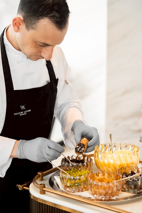 โรงแรม วอลดอร์ฟ แอสโทเรีย กรุงเทพ แนะนำชุดน้ำชายามบ่ายสไตล์ เมดิเตอร์เรเนียน