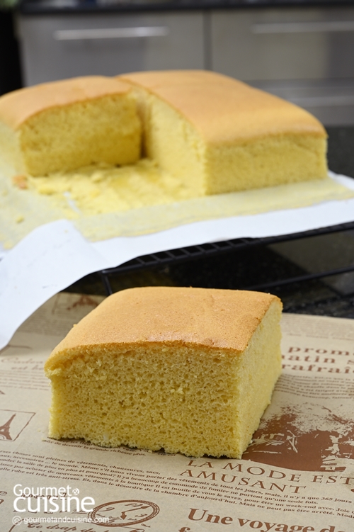 สูตรเค้กไข่ไต้หวัน Taiwanese Castella