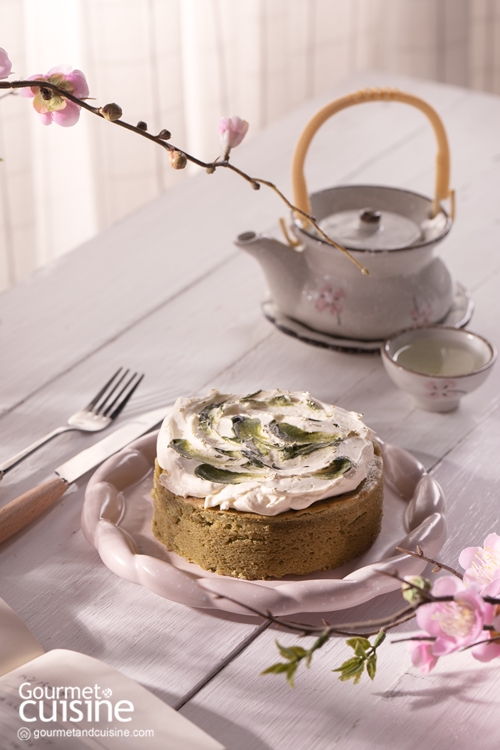 บราวนีมัตฉะครีมชีส Matcha Cream Cheese Brownies