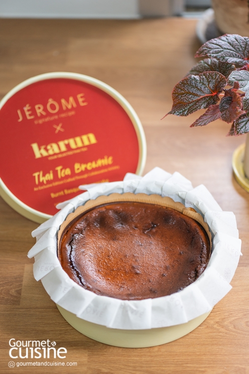 ฟินแสงออกปาก! Thai Tea Brownie จาก Jerome Cheesecake X Karun Thai Tea