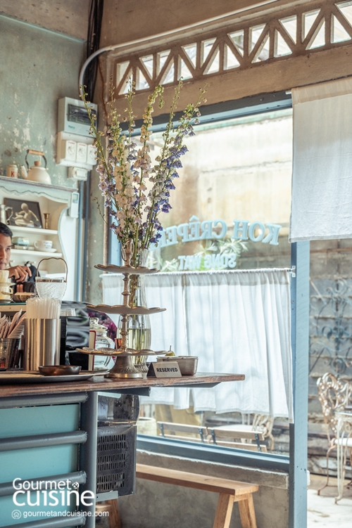 Koh Crêperie คาเฟ่เครปโฮมเมด ย่านตรอกโรงไม้ ทรงวาด