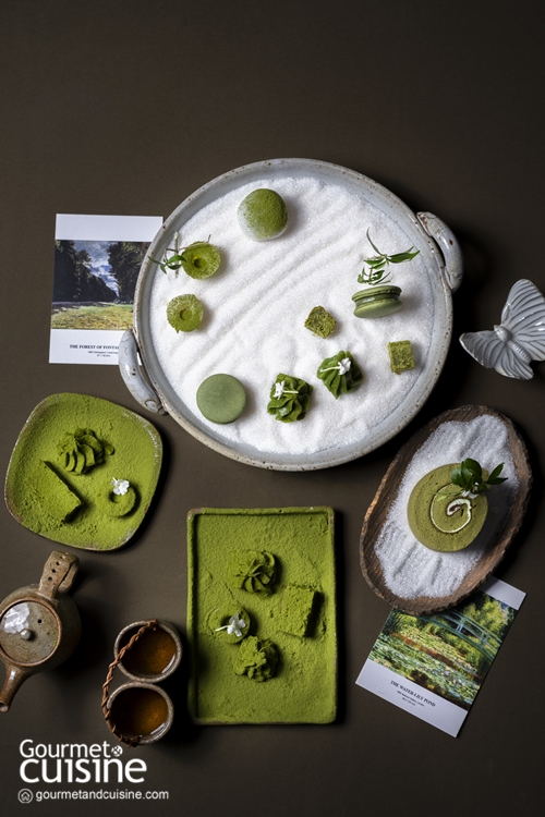 Green Tea Zen Garden จัดจานสวยแบบสวนเซนสไตล์ญี่ปุ่น