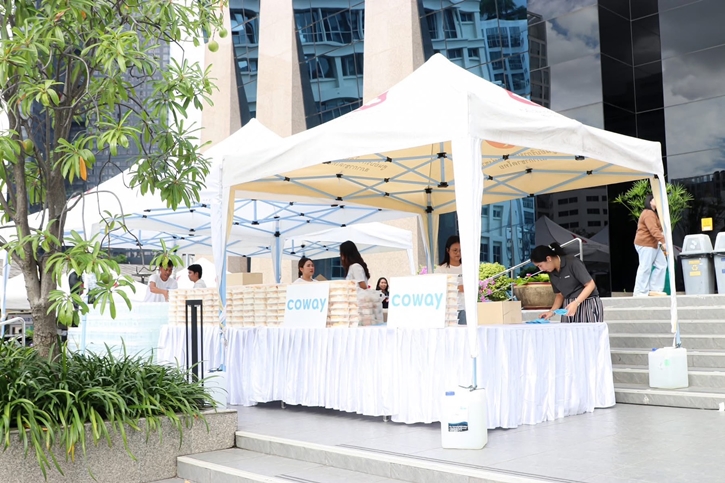 โคเวย์ ประเทศไทย สนับสนุนภารกิจ ศูนย์บริการโลหิตแห่งชาติ จัดบูธบริการอาหารและน้ำดื่ม พร้อมมอบเครื่องฟอกอากาศประสิทธิภาพสูง