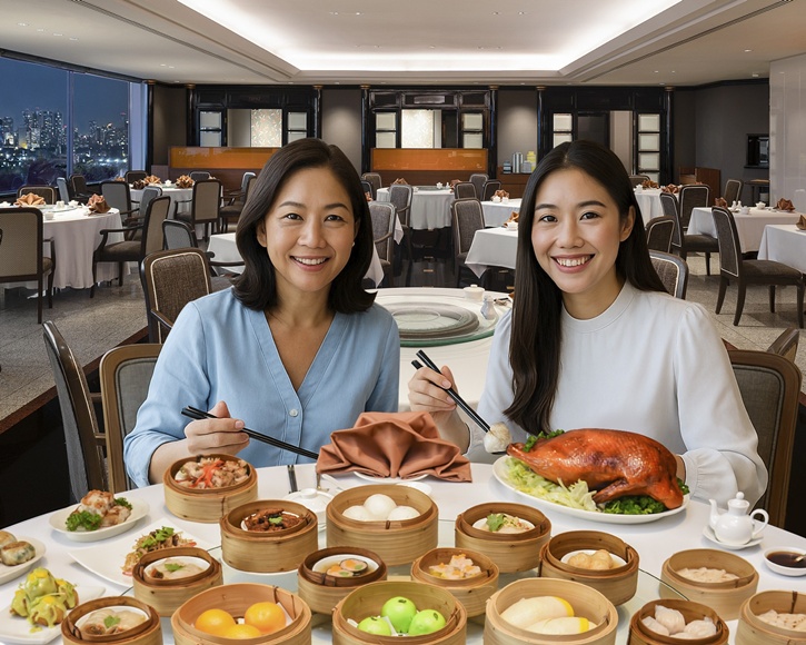 เฉลิมฉลองวันแม่พร้อมครอบครัวด้วยมื้อพิเศษอันแสนอบอุ่น  ณ ห้องอาหารจีน ซิน เทียน ตี้ โรงแรมคราวน์ พลาซ่า กรุงเทพฯ ลุมพินี พาร์ค