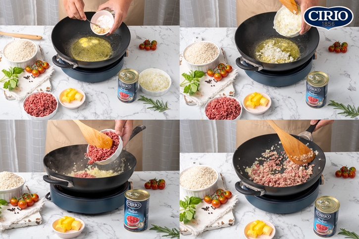 Arancini with Tomato Soup อารันชีนีกับซุปมะเขือเทศ