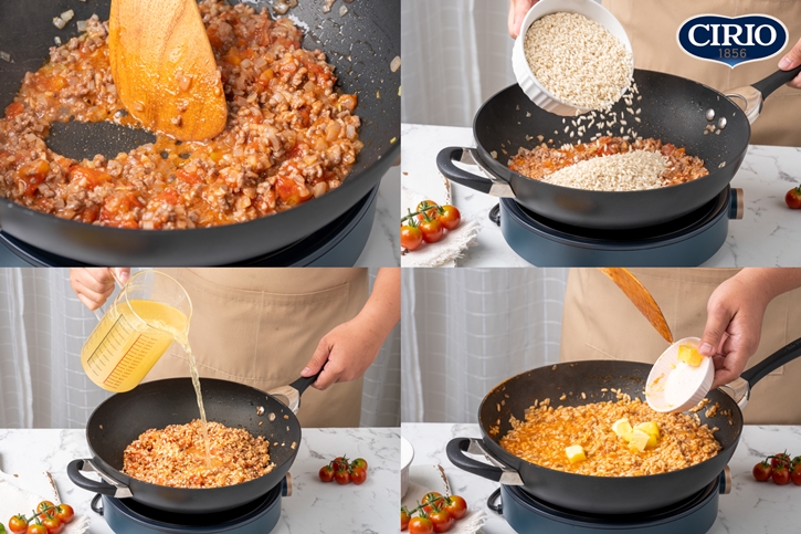 Arancini with Tomato Soup อารันชีนีกับซุปมะเขือเทศ