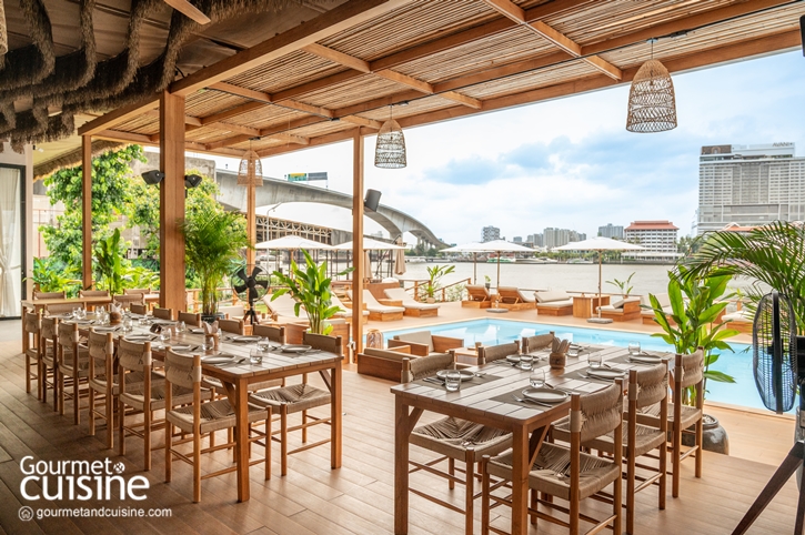 The River Club ร้านอาหารอีสาน-เม็กซิกันริมน้ำเจ้าพระยา สไตล์บีชคลับ 