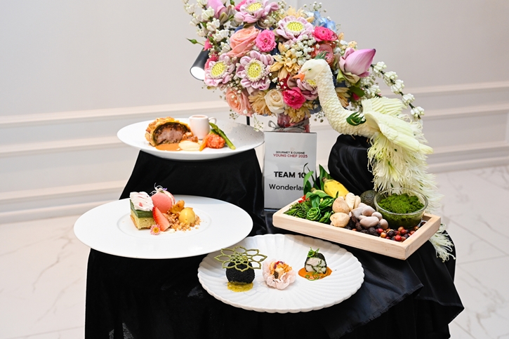 ทีม Wonderland ม.สวนดุสิต ผงาดแชมป์เวทีเชฟรุ่นใหม่ “Gourmet & Cuisine Young Chef 2025” โชว์รสชาติท้องถิ่นสู่สากล