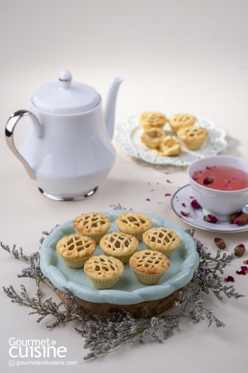 พายสับปะรดจิ๋ว หวานนุ่มเนื้อหนึบจากไส้สัปปะรดกวน 