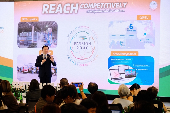 งานแถลงข่าวกลุ่มบริษัทไทยเบฟประจำปี 2568 ไทยเบฟเดินหน้าสู่การเติบโตที่แข็งแกร่ง พร้อมสร้างสรรค์คุณค่า  ผ่าน PASSION 2030