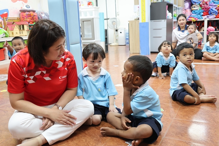 แคนนอน ช่วยเหลือเด็กและเยาวชนกลุ่มเปราะบางต่อเนื่องเป็นปีที่ 3  ณ มูลนิธิบ้านนกขมิ้น และ สถานสงเคราะห์เด็กอ่อน รังสิต 