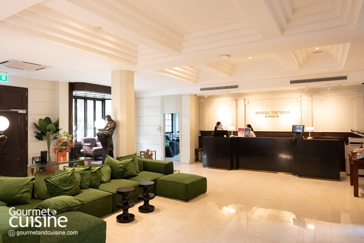 Hotel Thomas โรงแรมสไตล์ Art Deco จุดเช็กอินใหม่ติดรถไฟฟ้าพญาไทที่อัดแน่นด้วยดีเทลถูกใจสายอาร์ต