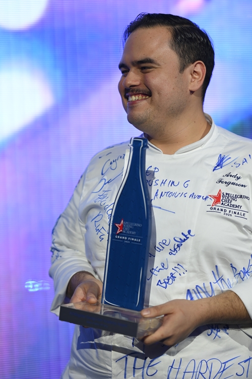 ARDY FERGUSON คว้ารางวัล S.PELLEGRINO YOUNG CHEF ACADEMY AWARD 2025 อันทรงเกียรติ
