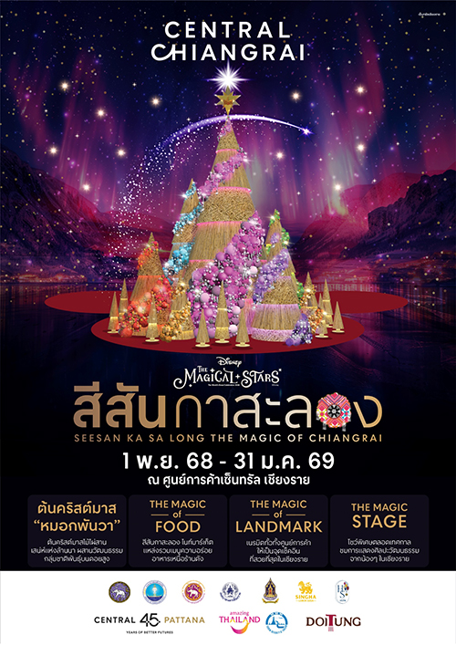 มูลนิธิแม่ฟ้าหลวงฯ ร่วมกับ เซ็นทรัล เชียงราย สืบสานพระปณิธานสมเด็จ พระบรมราชชนนีพันปีหลวง ถ่ายทอดภูมิปัญญา 4 ชนเผ่าล้านนา สู่งานศิลป์