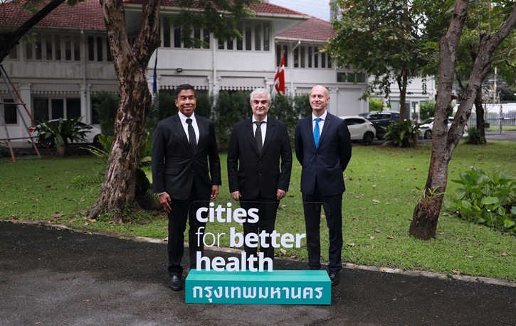 พิธีลงนามบันทึกความเข้าใจในโครงการ “Bangkok, City for Better Health” สนับสนุนการรับมือกับโรคอ้วนและส่งเสริมสุขภาวะในกรุงเทพฯ 