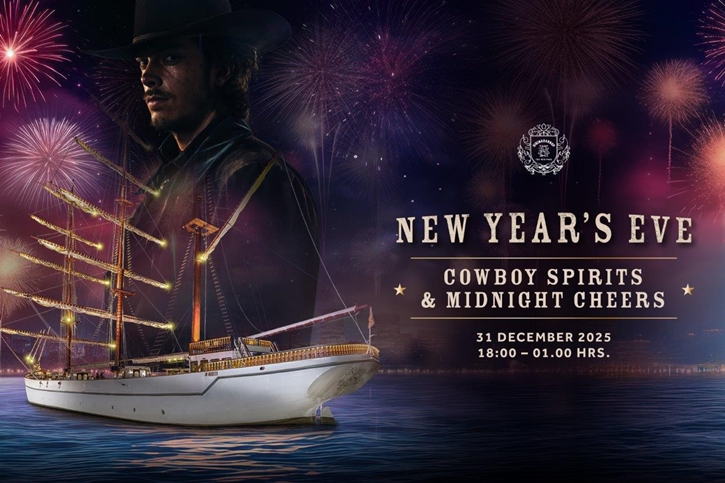 ร่วมเฉลิมฉลองคืนส่งท้ายปีเก่า กับ Cowboy Spirits & Midnight Cheers  พร้อมดื่มด่ำเมนูพิเศษบนเรือสิริมหรรณพ ณ เอเชียทีค เดอะ ริเวอร์ฟร้อนท์