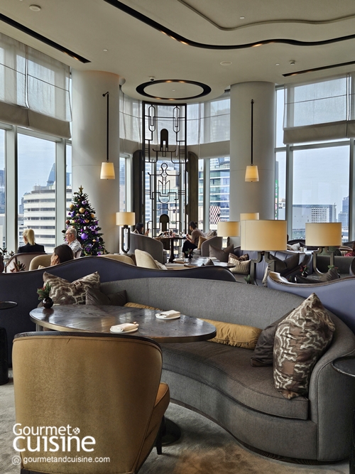 ชวนไปชิม Festive Afternoon Tea ใต้ต้นคริสต์มาสสีม่วง ที่ Waldorf Astoria Bangkok