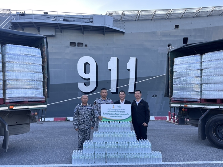 ไทยเบฟ ระดมจัดส่งน้ำดื่ม และสิ่งของจำเป็น ช่วยเหลือผู้ประสบมหาอุทกภัย อย่างต่อเนื่อง
