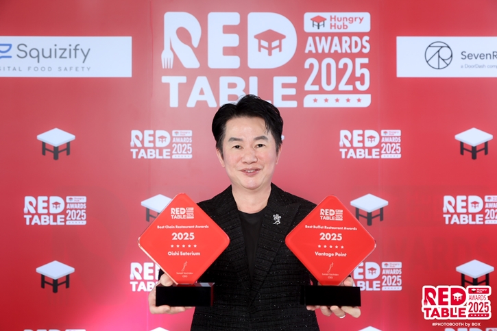 กลุ่มธุรกิจอาหาร ไทยเบฟ คว้า 2 รางวัลด้านอาหารจากเวที RED TABLE AWARDS 2025