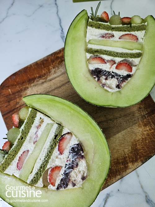 ดื่มด่ำเทศกาลคริสต์มาสอย่างสมบูรณ์แบบด้วย “Melon Cake” จาก Kyo Roll En