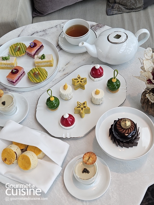 A Festive Afternoon Tea Affair ละเลียดขนมหวานแฮนด์คราฟธีมคริสต์มาส ที่ Park Hyatt Bangkok