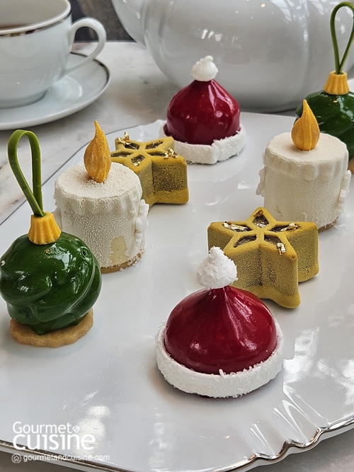 A Festive Afternoon Tea Affair ละเลียดขนมหวานแฮนด์คราฟธีมคริสต์มาส ที่ Park Hyatt Bangkok