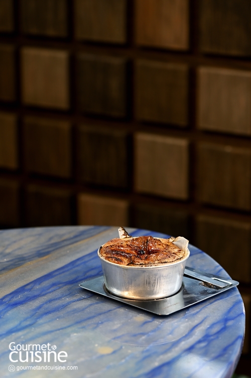 Kouign-Amann Bread Pudding สูตรโดย เชฟแอม-จุลพัทธ เทพตระการพร ร้าน Sauvage BKK