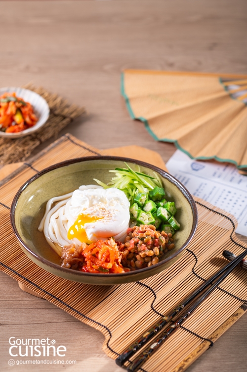 อุด้งเย็นนัตโตะ (Cold Udon with Natto)