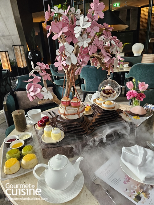 ผลิบานหวานหอมไปกับ The Blossom Garden ชุดน้ำชายามบ่ายธีมซากุระแห่ง Sindhorn Kempinski Hotel Bangkok