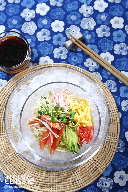 ราเมงเย็น Hiyashi Chuka สูตรโดย เชฟพล ตัณฑเสถียร