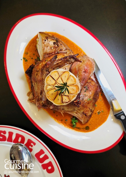 SUNNY SIDE UP Steak & Bar ร้าน all day diner ที่มีสลัดบาร์เติมไม่อั้น ใกล้สนามบินสุวรรณภูมิ