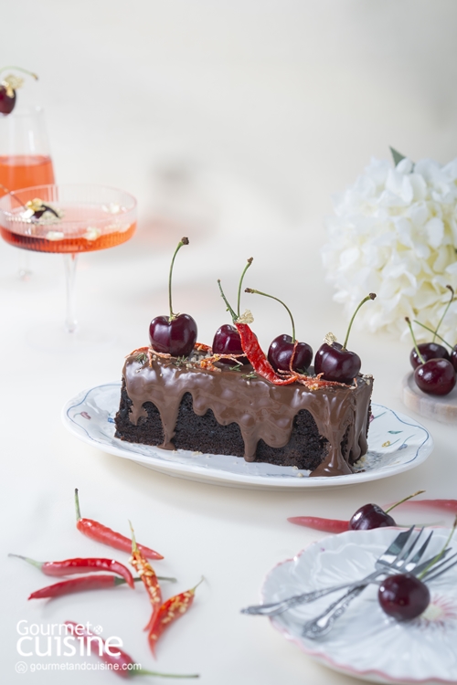 เค้กช็อกโกแลตพริก (Swicy Chocolate Cake)